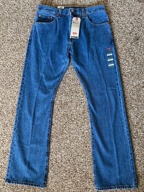 NWT Levi's 518 Men's Bootcut Jeans - Classic Blue Denim Size 33 x 32